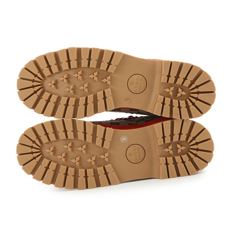 グッチ ブーツ ノースフェイスコラボ トレッキングブーツ GGキャンバス メンズサイズ10 679914 GUCCI 靴 NORTH FACE