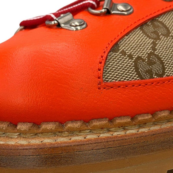 グッチ ブーツ ノースフェイスコラボ トレッキングブーツ GGキャンバス メンズサイズ10 679914 GUCCI 靴 NORTH FACE