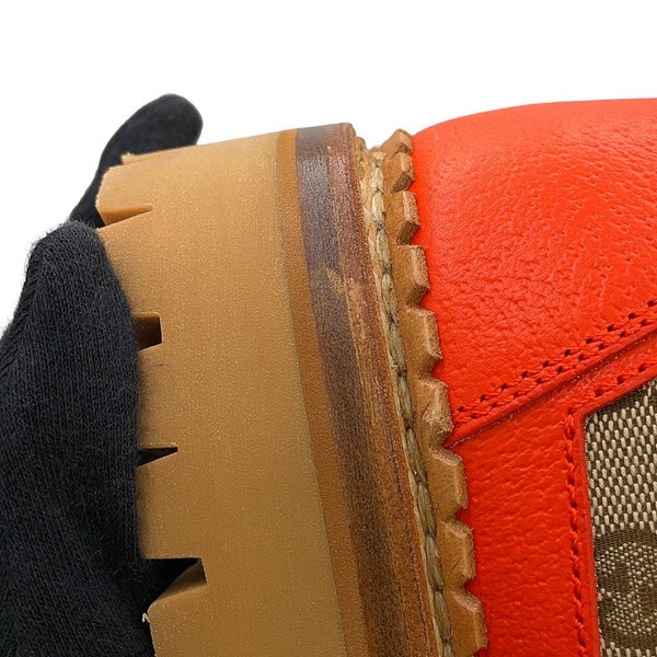 グッチ ブーツ ノースフェイスコラボ トレッキングブーツ GGキャンバス メンズサイズ10 679914 GUCCI 靴 NORTH FACE