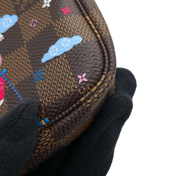 ルイヴィトン ポーチ ダミエ・エベヌ ヴィヴィエンヌ ミニ・ポシェット・アクセソワール N60402 LOUIS VUITTON