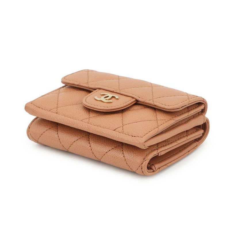 シャネル 三つ折り財布 マトラッセ ココマーク クラシック スモール フラップ ウォレット AP0230 CHANEL