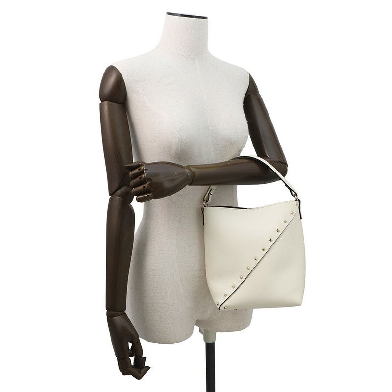 ヴァレンティノ ハンドバッグ ロックスタッズ ウィスピー バケットバッグ 5W2B0Q00PIY 2way 白