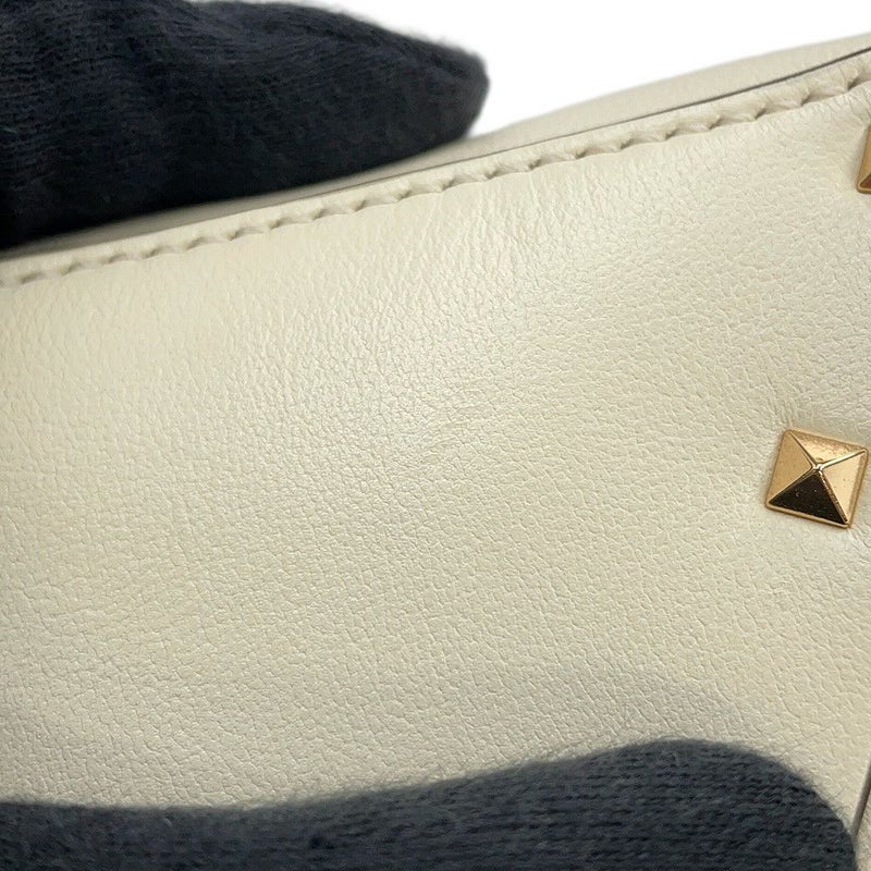 ヴァレンティノ ハンドバッグ ロックスタッズ ウィスピー バケットバッグ 5W2B0Q00PIY 2way 白