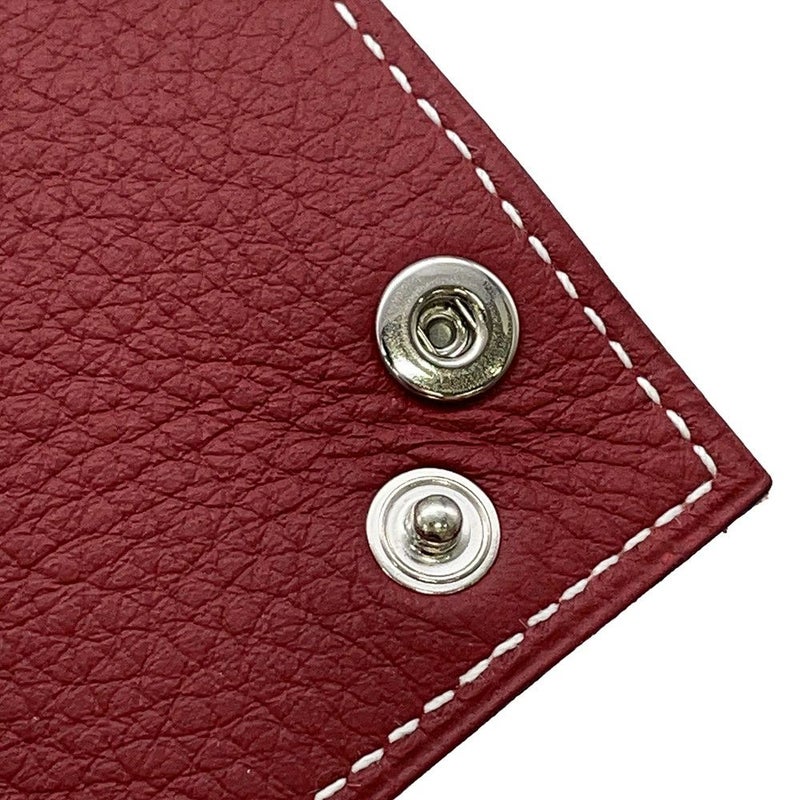 エルメス トレイ ヴィド・ポッシュ ミニ オレンジ/ルージュアッシュ/シルバー金具 フェルト/トリヨンクレマンス