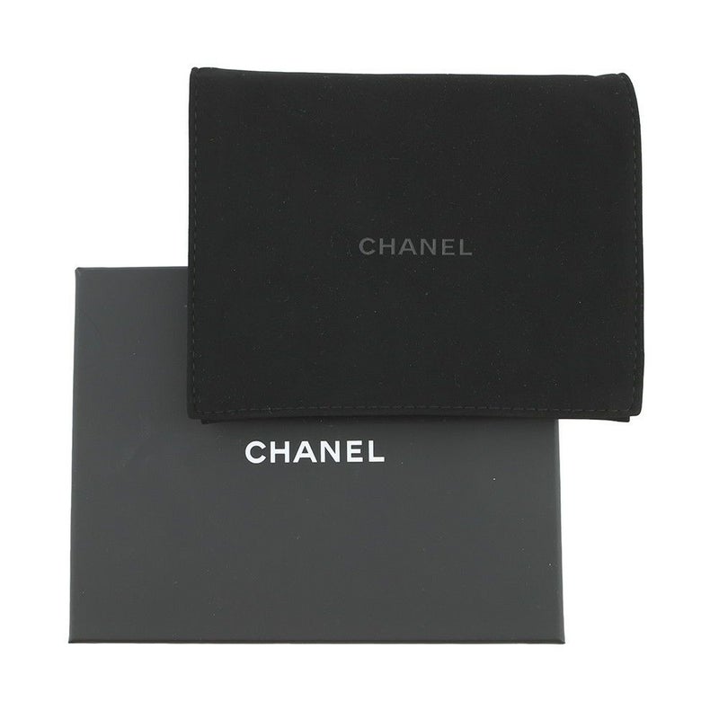 シャネル 三つ折り財布 マトラッセ ココマーク クラシック スモール フラップ ウォレット キャビアスキン AP0230 CHANEL 財布 黒