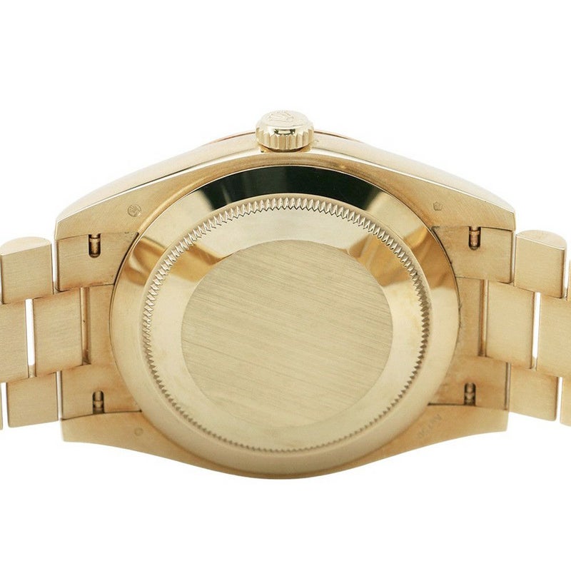 ロレックス デイデイト40 K18YG イエローゴールド 10Pダイヤ 228238A ROLEX 腕時計 黒文字盤