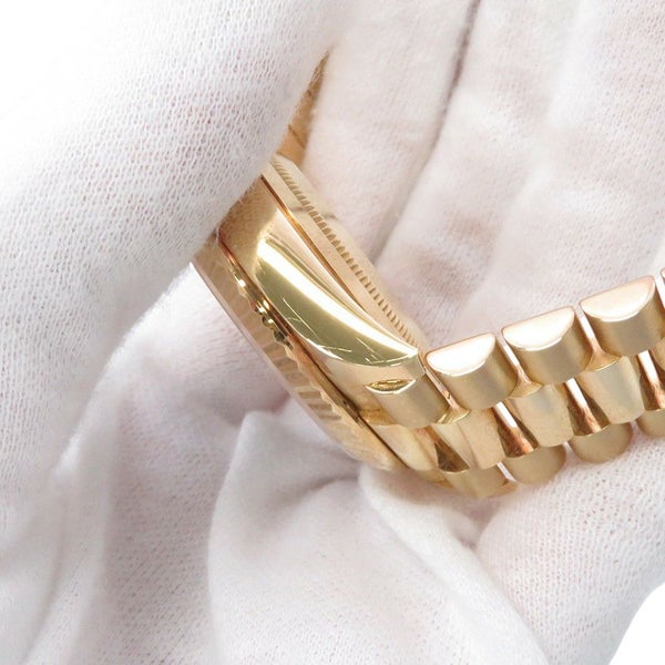 ロレックス デイデイト40 K18YG イエローゴールド 10Pダイヤ 228238A ROLEX 腕時計 黒文字盤