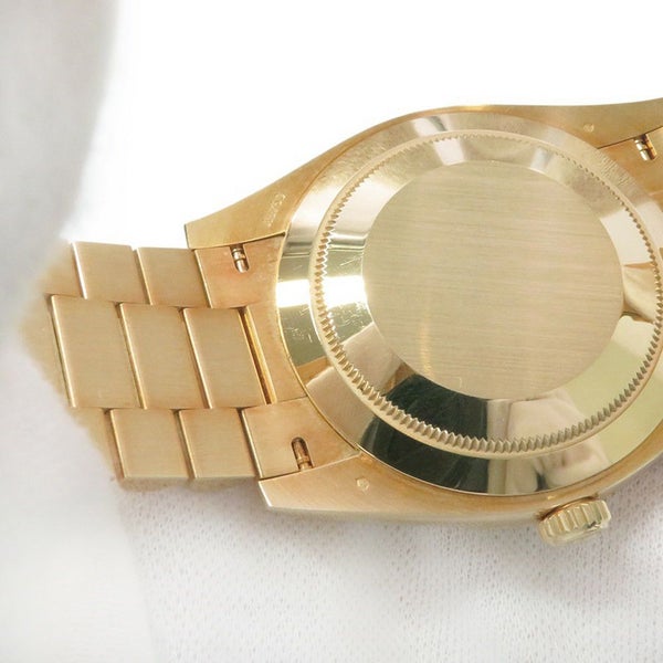 ロレックス デイデイト40 K18YG イエローゴールド 10Pダイヤ 228238A ROLEX 腕時計 黒文字盤