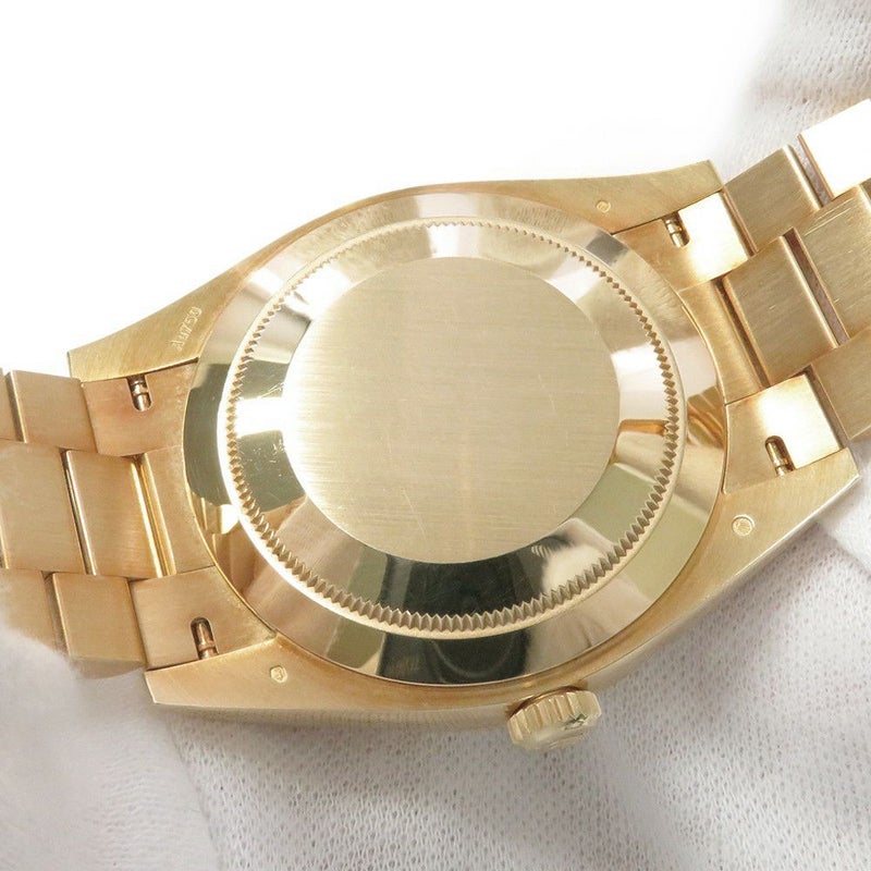 ロレックス デイデイト40 K18YG イエローゴールド 10Pダイヤ 228238A ROLEX 腕時計 黒文字盤