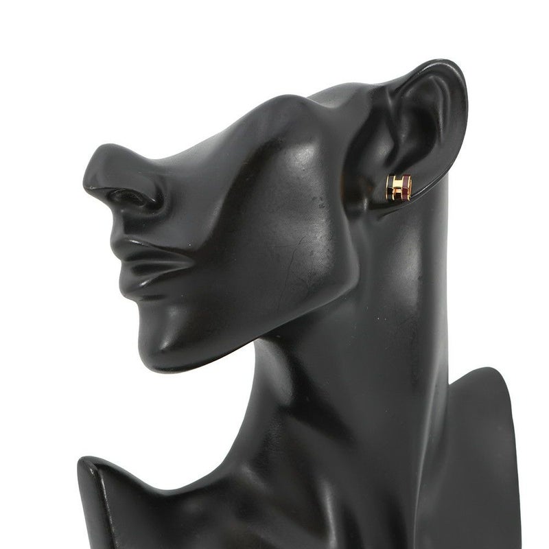 エルメス ピアス ミニ・ポップアッシュ ロカバール ギャラクシー/ゴールド金具 HERMES Pop H ポップH 黒