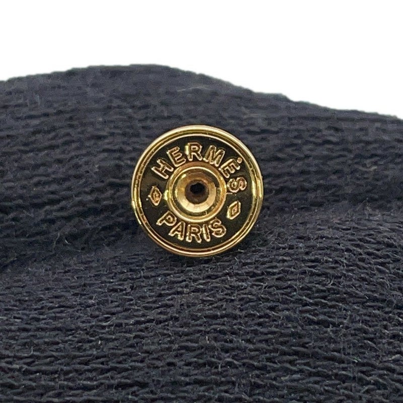 エルメス ピアス ミニ・ポップアッシュ ロカバール ギャラクシー/ゴールド金具 HERMES Pop H ポップH 黒