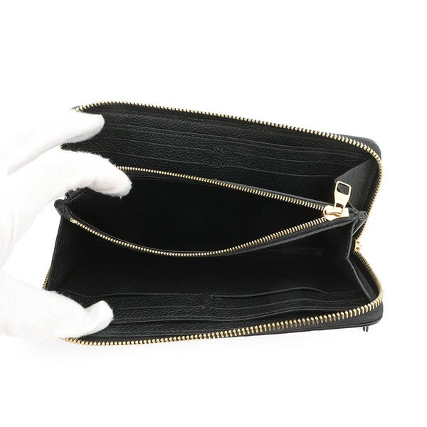 ルイヴィトン 長財布 モノグラム・アンプラント ポルトフォイユ・クレマンス M60171 LOUIS VUITTON 財布 ブラック 黒