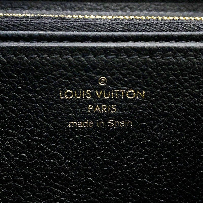 ルイヴィトン 長財布 モノグラム・アンプラント ジッピーウォレット M61864 LOUIS VUITTON 黒 ブラック