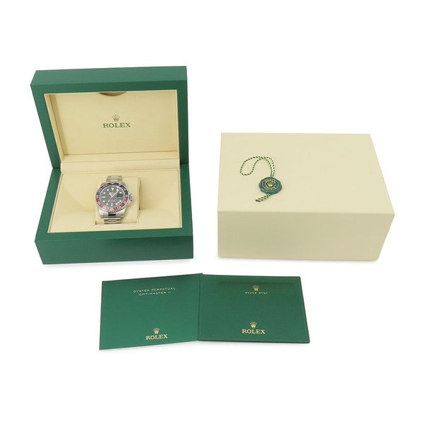 ロレックス GMTマスター2 デイト ランダムシリアル ルーレット 126710BLRO ROLEX 腕時計 黒文字盤