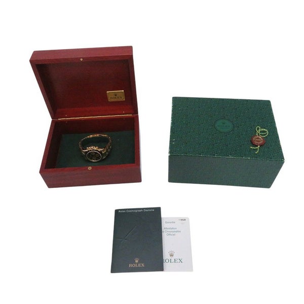 ロレックス コスモグラフ デイトナ F番 K18イエローゴルド 116528 ROLEX 腕時計 ウォッチ 黒文字盤