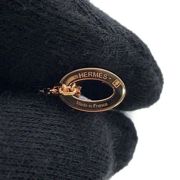 エルメス ネックレス ミニ・ポップアッシュ マロングラッセ/ピンクゴールド金具 HERMES アクセサリー