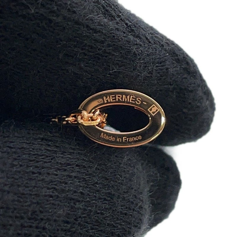 エルメス ネックレス ミニ・ポップアッシュ マロングラッセ/ピンクゴールド金具 HERMES アクセサリー