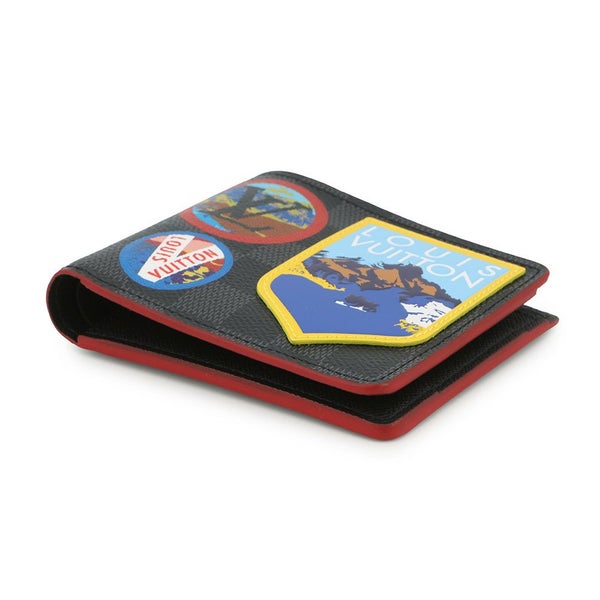 ルイヴィトン 二つ折り財布 ダミエグラフィット ポルトフォイユ・ミュルティプル N60097 LOUIS VUITTON メンズ 財布