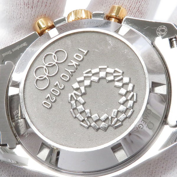 オメガ スピードマスター SS/K18YG 東京オリンピック 2020本限定 522.20.42.30.01.001 OMEGA 腕時計 黒文字盤