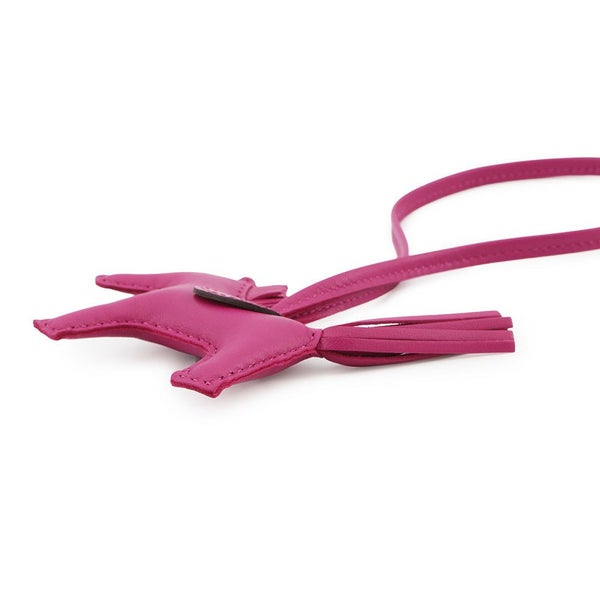 エルメス バッグチャーム ロデオ PM タッチ ローズパープル ラムスキン/リザード U刻印