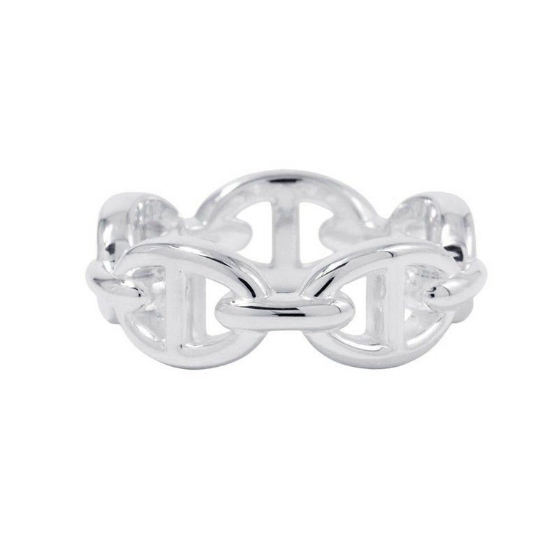 エルメス リング シェーヌダンクル アンシェネPM Enchainee SV925シルバー リングサイズ53 HERMES ジュエリー