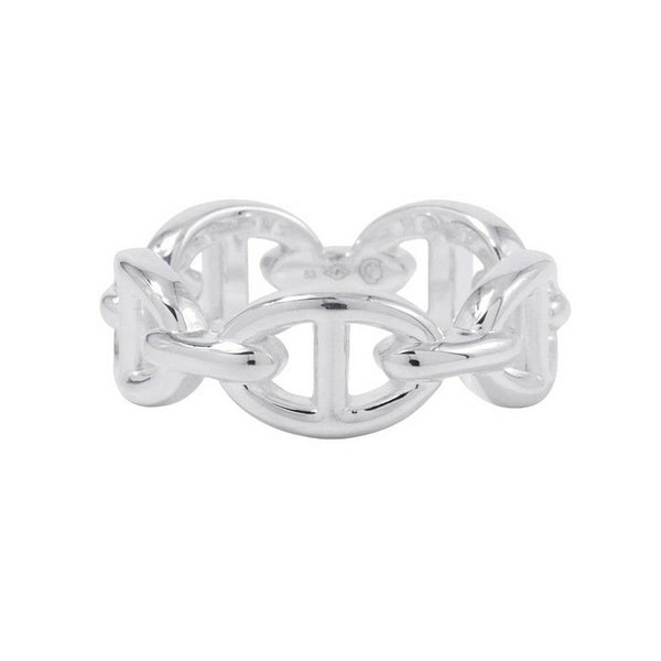 エルメス リング シェーヌダンクル アンシェネPM Enchainee SV925シルバー リングサイズ53 HERMES ジュエリー