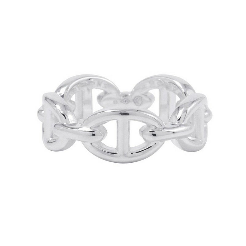 エルメス リング シェーヌダンクル アンシェネPM Enchainee SV925シルバー リングサイズ53 HERMES ジュエリー