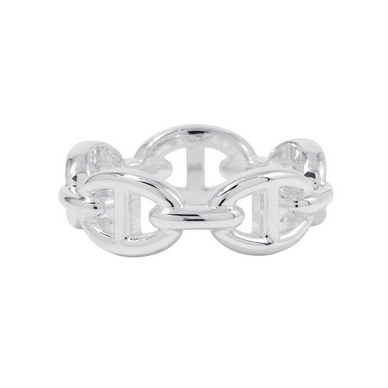 エルメス リング シェーヌダンクル アンシェネPM Enchainee SV925シルバー リングサイズ54 HERMES ジュエリー