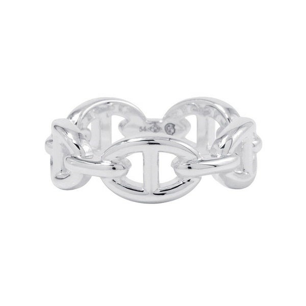 エルメス リング シェーヌダンクル アンシェネPM Enchainee SV925シルバー リングサイズ54 HERMES ジュエリー