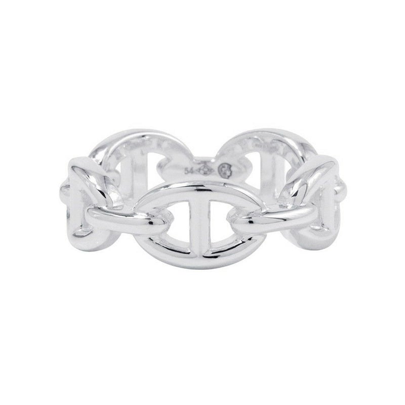 エルメス リング シェーヌダンクル アンシェネPM Enchainee SV925シルバー リングサイズ54 HERMES ジュエリー