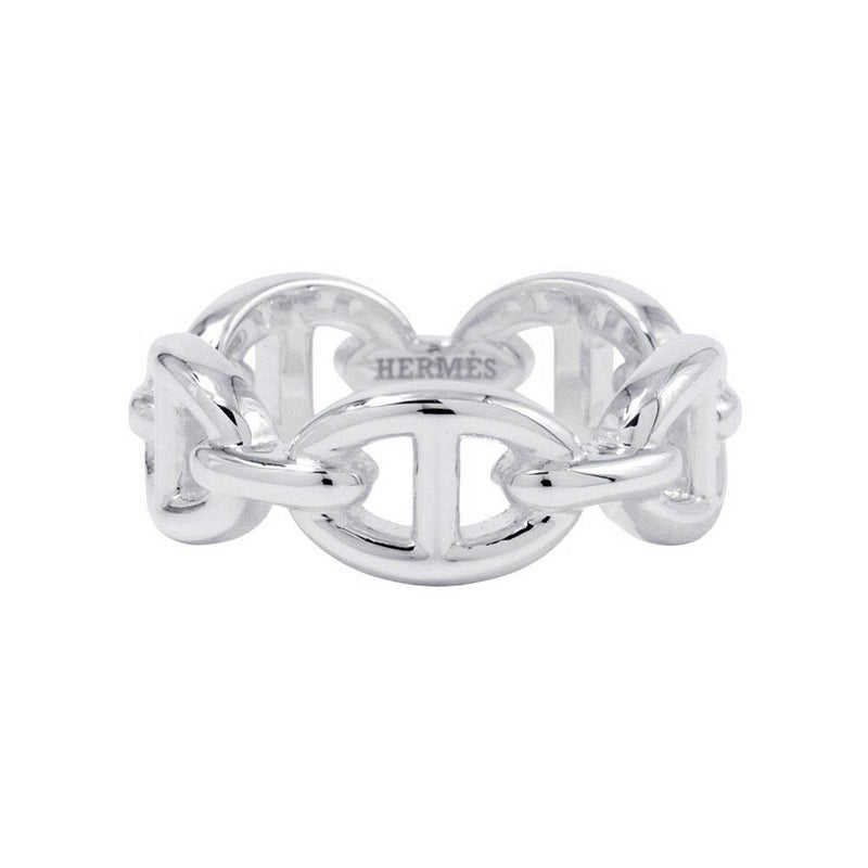エルメス リング シェーヌダンクル アンシェネPM Enchainee SV925シルバー リングサイズ52 HERMES ジュエリー