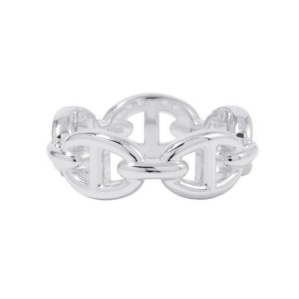 エルメス リング シェーヌダンクル アンシェネPM Enchainee SV925シルバー リングサイズ52 HERMES ジュエリー