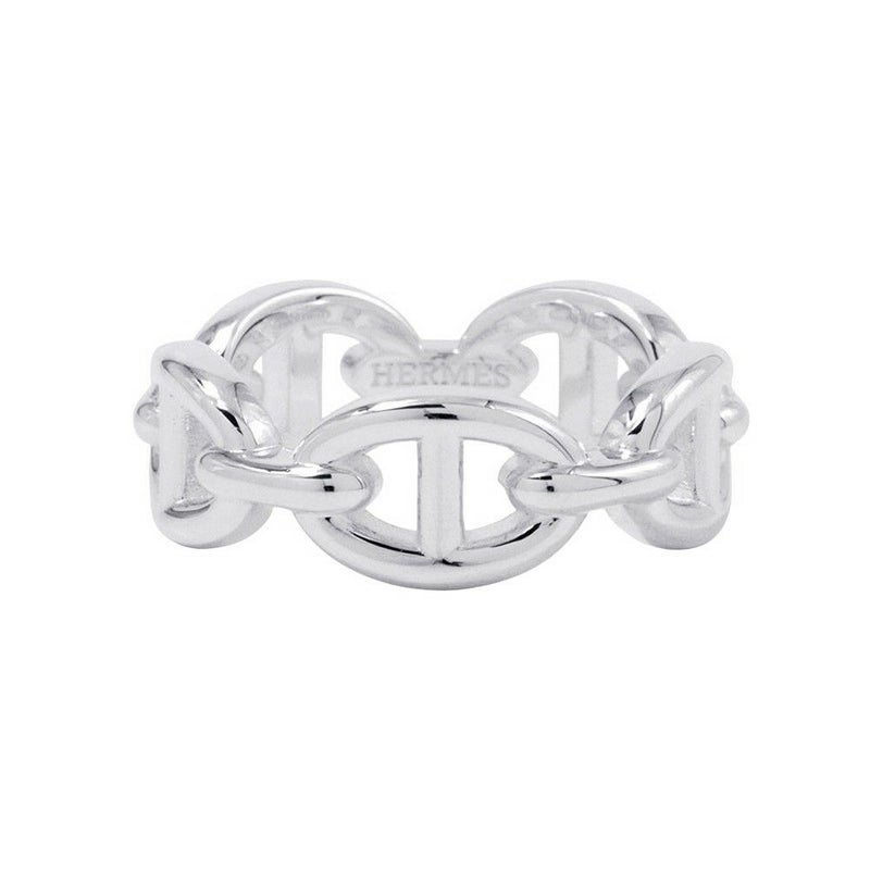 エルメス リング シェーヌダンクル アンシェネPM Enchainee SV925シルバー リングサイズ52 HERMES ジュエリー