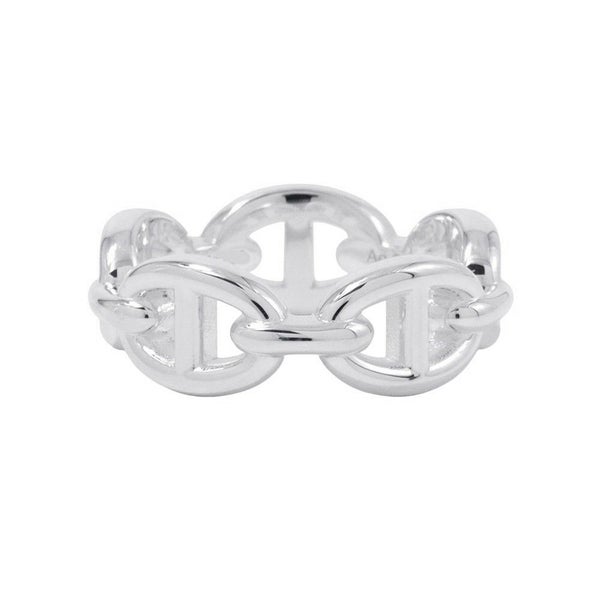 エルメス リング シェーヌダンクル アンシェネPM Enchainee SV925シルバー リングサイズ52 HERMES ジュエリー