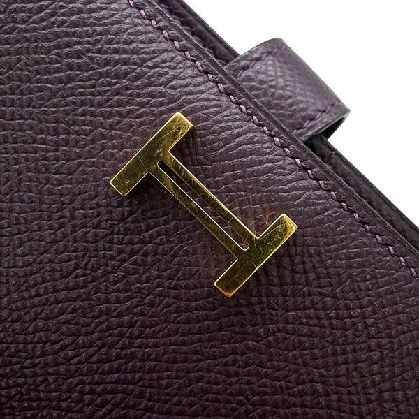 エルメス 長財布 ベアンスフレ レザン/ゴールド金具 エプソン D刻印 HERMES 財布