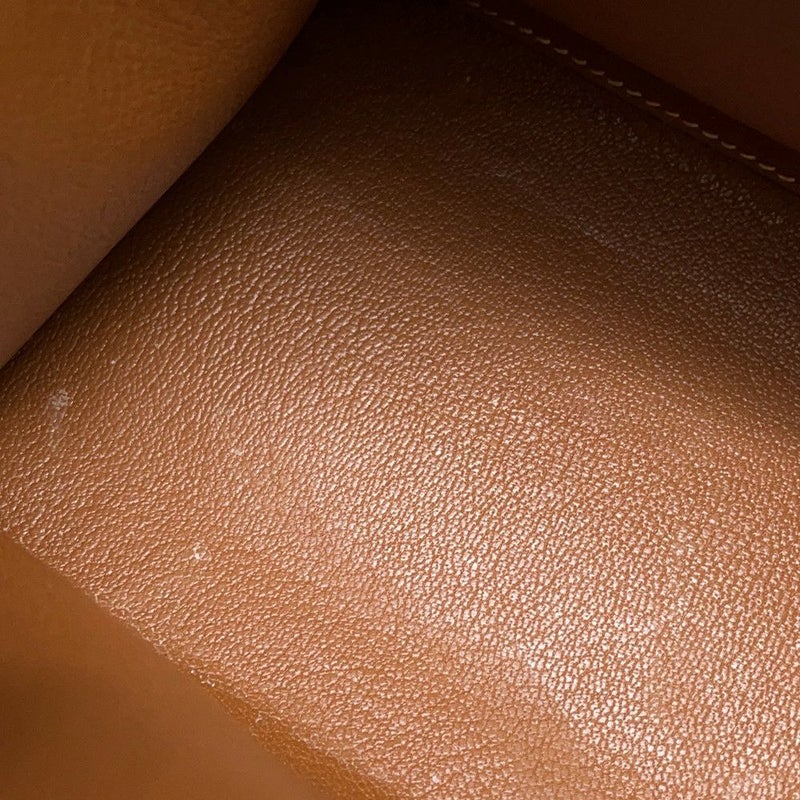 エルメス ハンドバッグ ミニケリー20 外縫い ゴールド/ゴールド金具 クシュベル □B刻印 2wayショルダー