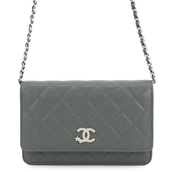 シャネル チェーンウォレット CCコメット マトラッセ ココマーク キャビアスキン AP3723 CHANEL 財布