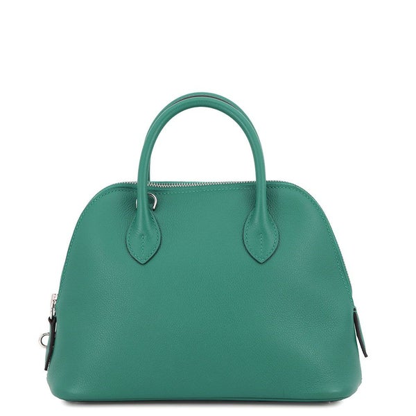 エルメス ボリード1923 25 ヴェールジェイド/シルバー金具 エバーカラー Z刻印 2wayショルダー