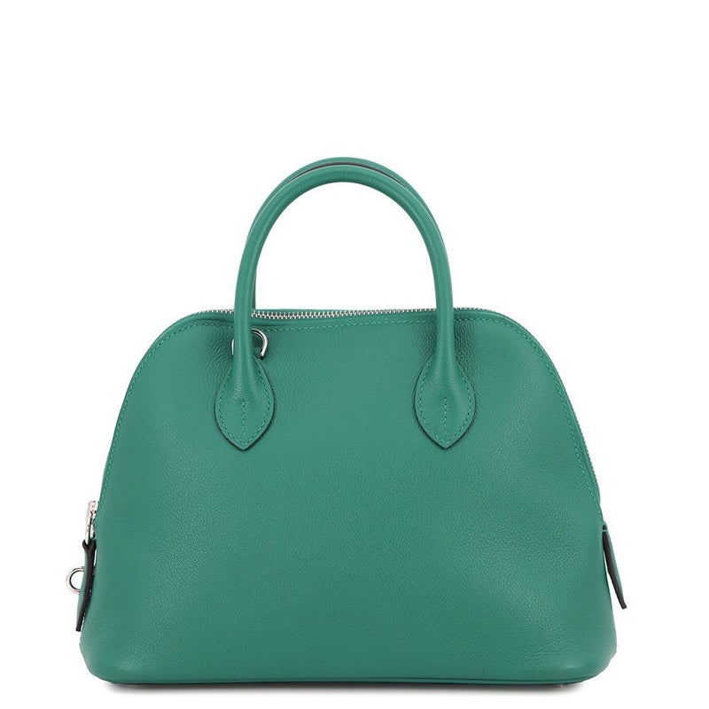 エルメス ボリード1923 25 ヴェールジェイド/シルバー金具 エバーカラー Z刻印 2wayショルダー