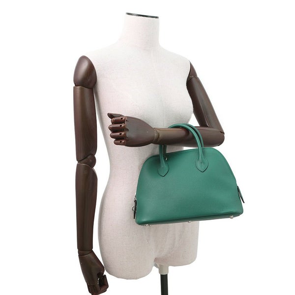 エルメス ボリード1923 25 ヴェールジェイド/シルバー金具 エバーカラー Z刻印 2wayショルダー