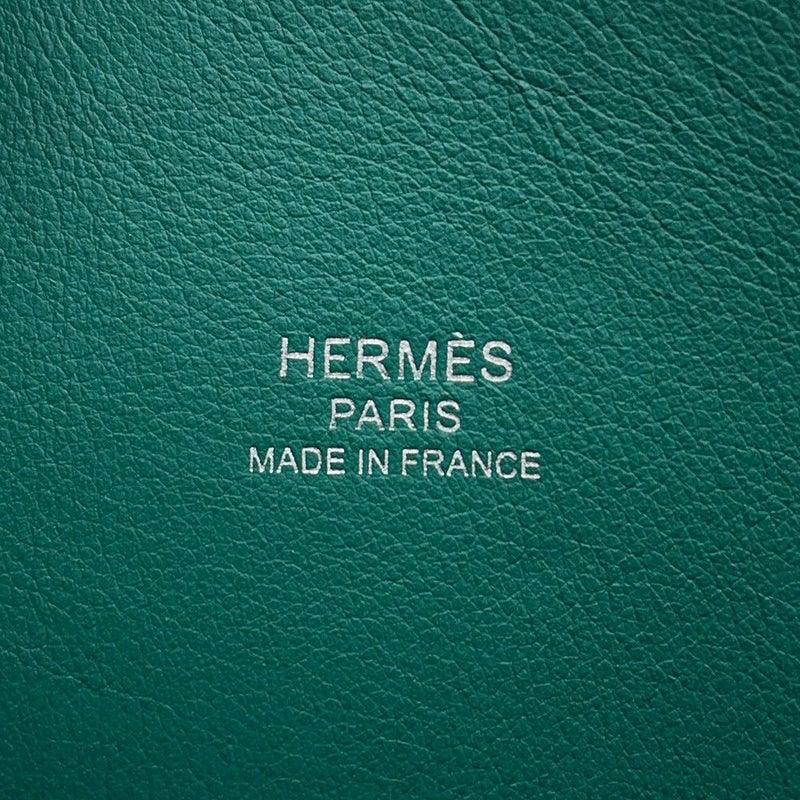 エルメス ボリード1923 25 ヴェールジェイド/シルバー金具 エバーカラー Z刻印 2wayショルダー