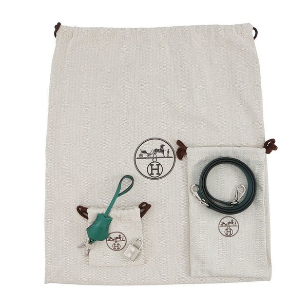 エルメス ボリード1923 25 ヴェールジェイド/シルバー金具 エバーカラー Z刻印 2wayショルダー