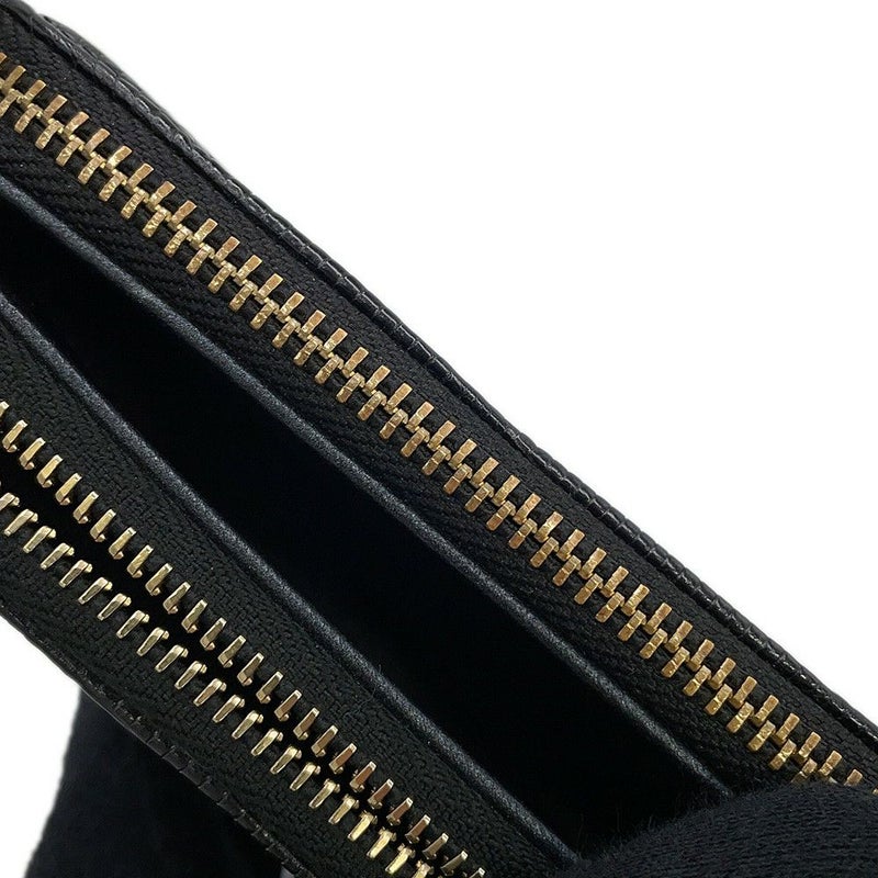 シャネル チェーンウォレット ココマーク リザード A82527 CHANEL ポシェット 財布 黒