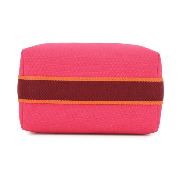 エルメス ポーチ ブリッド・ア・ブラックPM ハイビスカス/シルバー金具 キャンバス HERMES バッグ 小物入れ