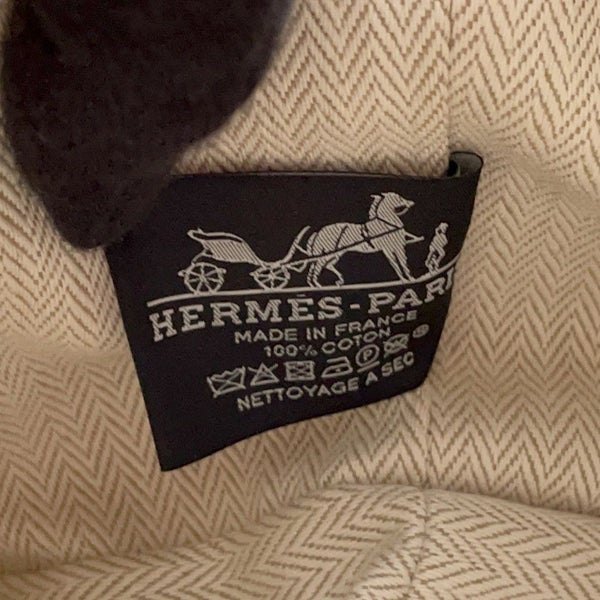 エルメス ポーチ ブリッド・ア・ブラックPM ハイビスカス/シルバー金具 キャンバス HERMES バッグ 小物入れ
