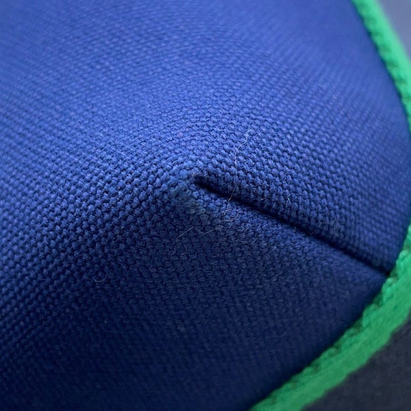 エルメス ポーチ ブリッド・ア・ブラックPM ネイビー/グリーン/シルバー金具 キャンバス HERMES バッグ 小物入れ