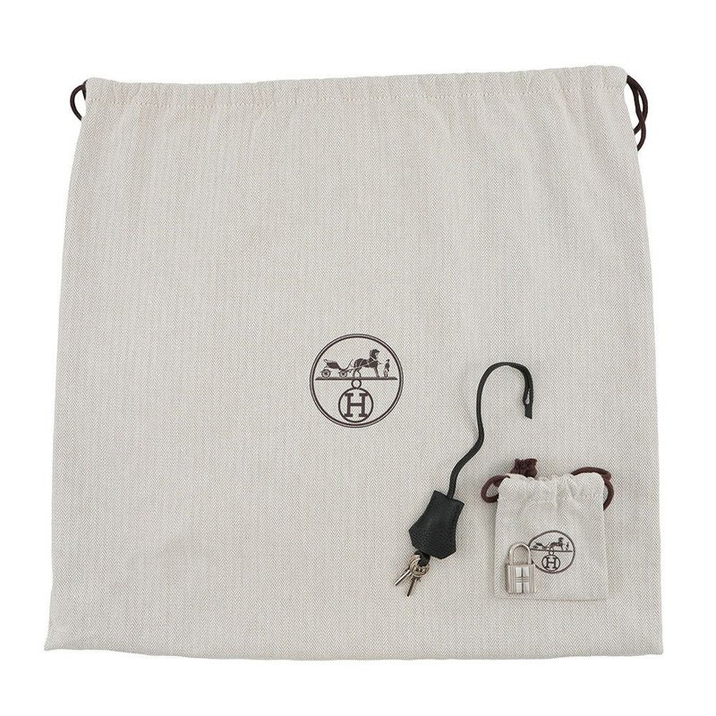 エルメス バーキン30 ブラック/シルバー金具 トゴ □R刻印 HERMES Birkin ハンドバッグ 黒