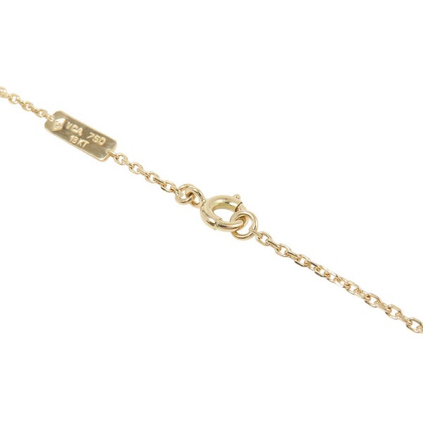 ヴァンクリ ネックレス トレフル ネックレス ラージモデル ペンダント ダイヤモンド 計1.03ct K18YG