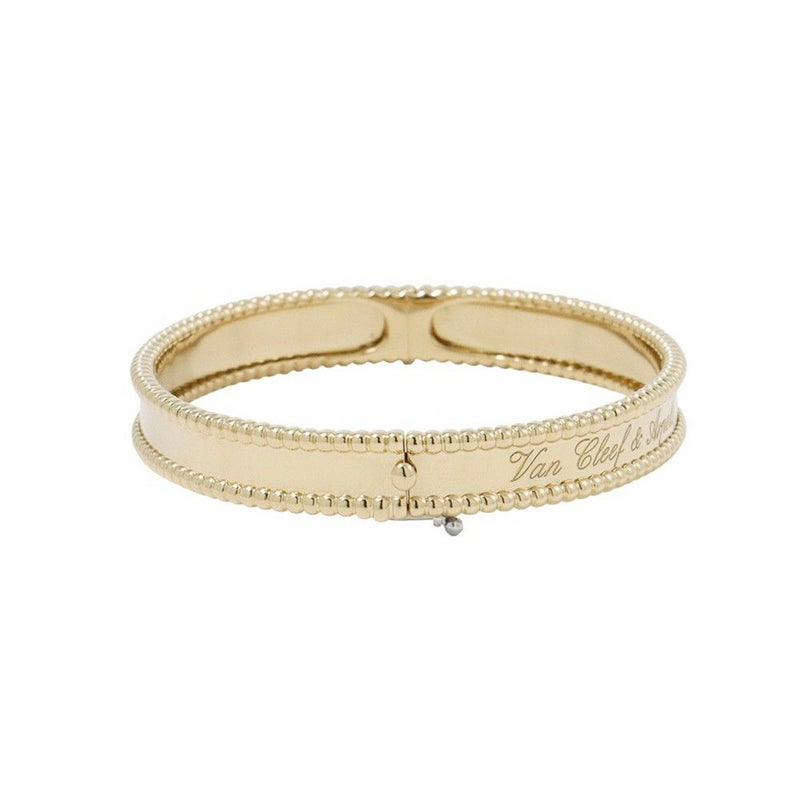 ヴァンクリーフ&アーペル ブレスレット ペルレ シニアチュール K18YG サイズS スモールモデル VCARP3K300 バングル