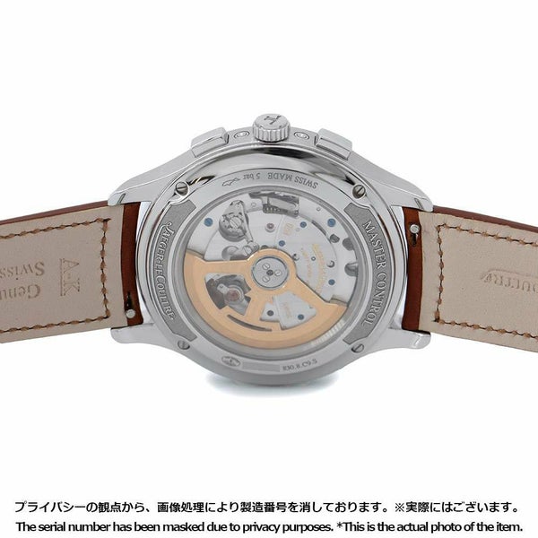 ジャガールクルト マスターコントロール クロノグラフ カレンダー Q4138420 シルバー文字盤